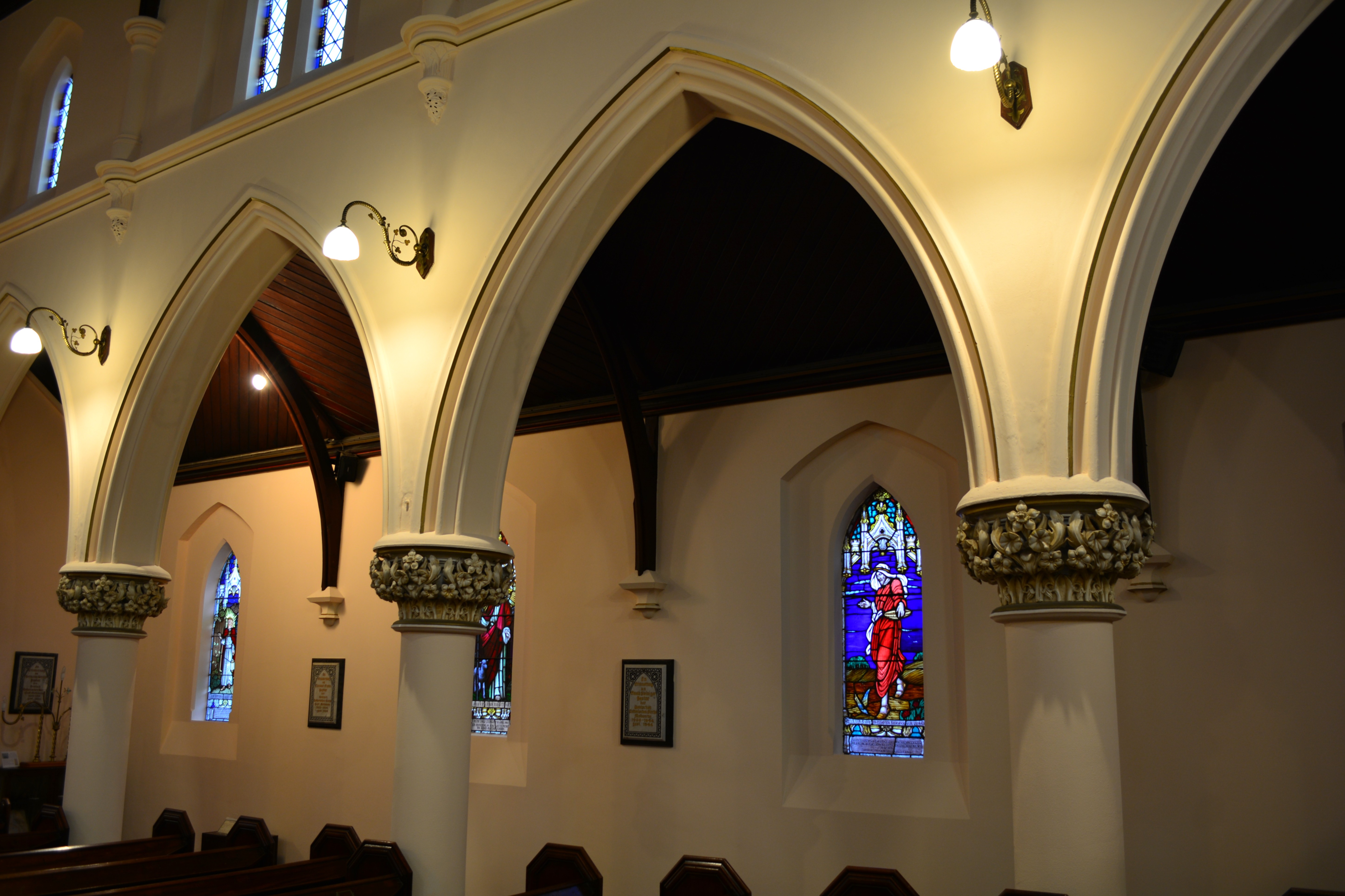 German Lutheran Trinity Church restored interior project
